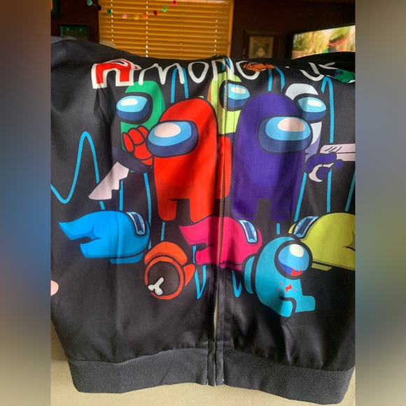 AMONG US Imported Zippered Jacket with Hood, Size 14-16, Unisex. HARD TO FIND!! - Picture 11 of 13